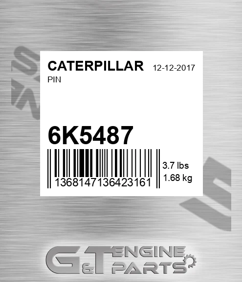 6K-5487 Pin for CATERPILLAR