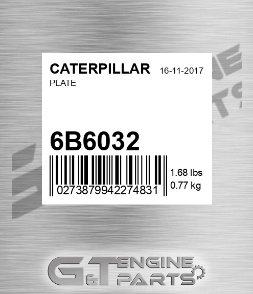 6B-6032 Plate