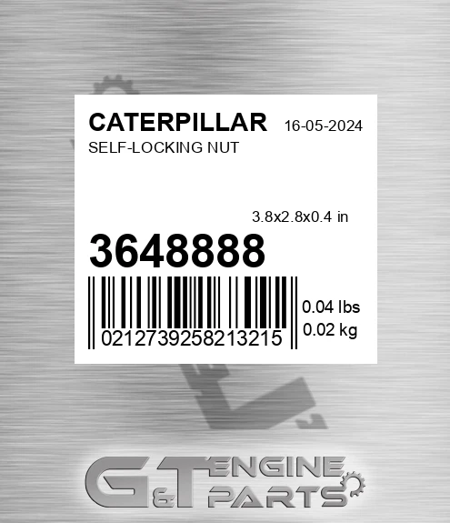 364-8888 Self-locking Nut