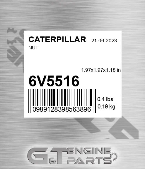 6V-5516 Nut for CATERPILLAR