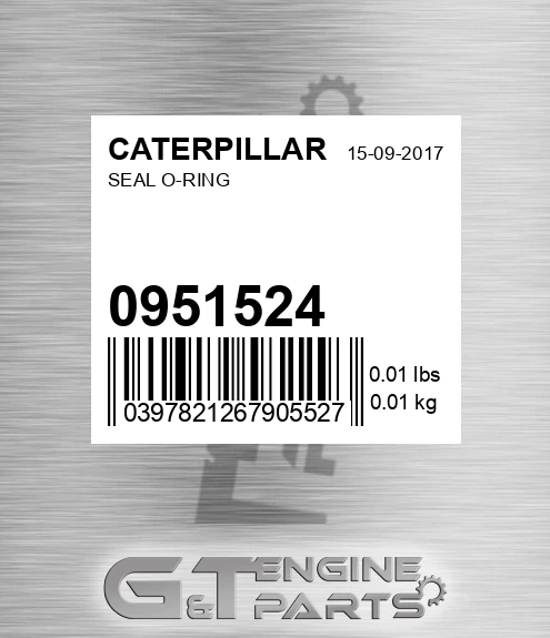 095-1524 Seal O-ring