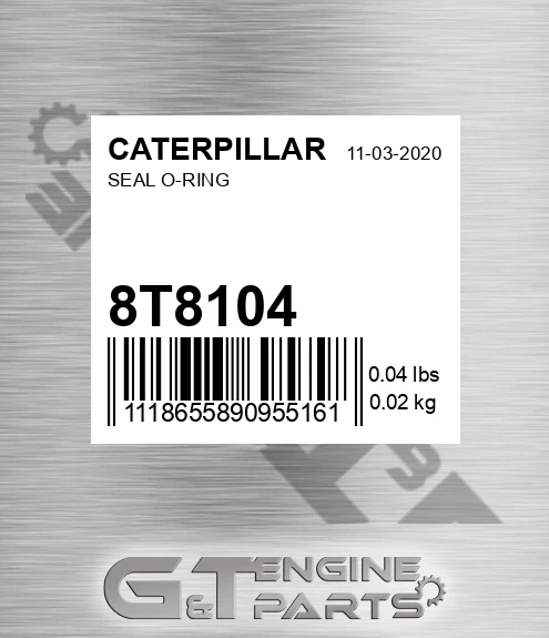 8T-8104 Seal O-ring for CATERPILLAR