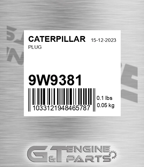 9W9381 Plug