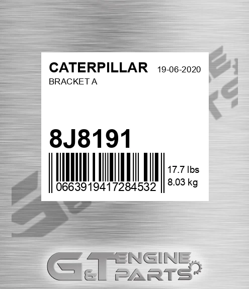 8J8191 Bracket A