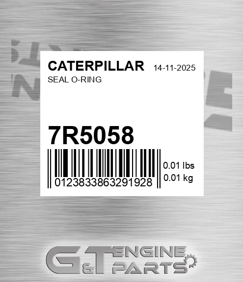 7R-5058 Seal O-ring for CATERPILLAR