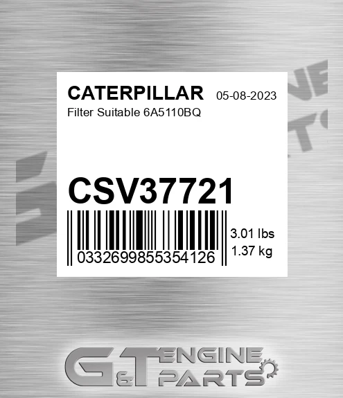CSV37721 Filter Suitable 6a5110bq