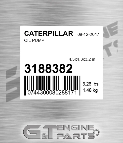 318-8382 Oil Pump