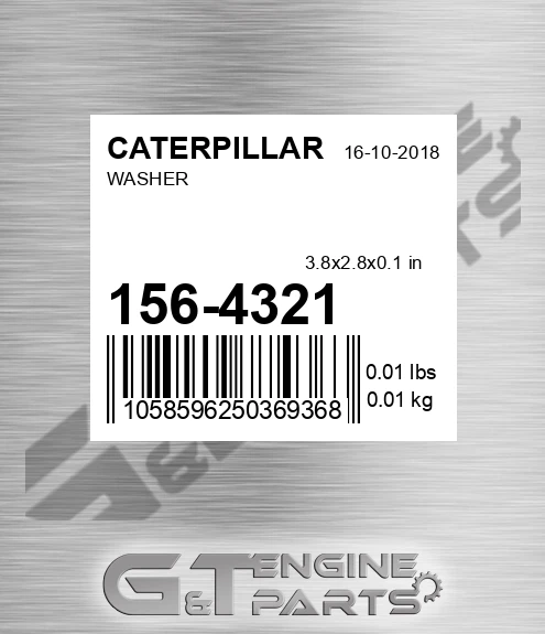 156-4321 Washer