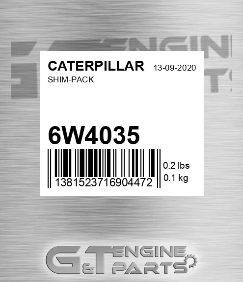 6W4035 Shim-pack