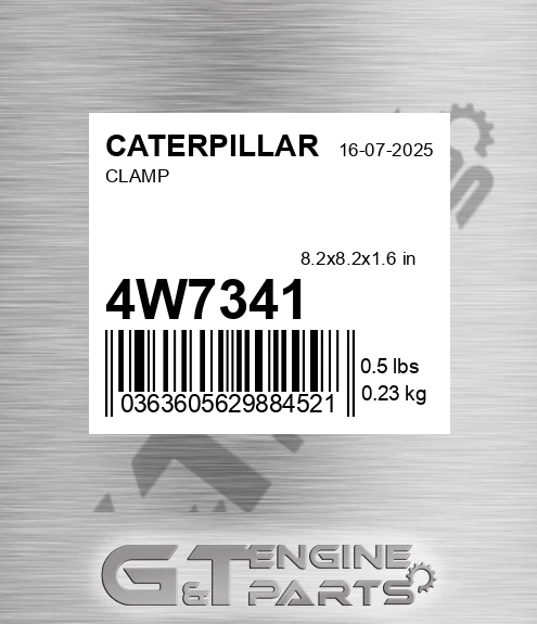 4W-7341 Clamp for CATERPILLAR