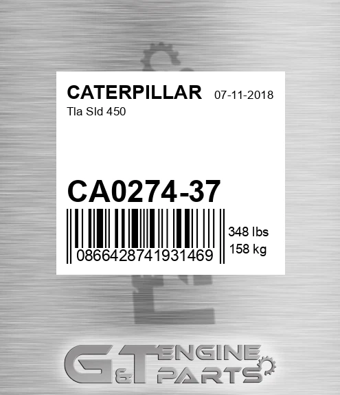 CA027437 CATERPILLAR Tla Sld 450