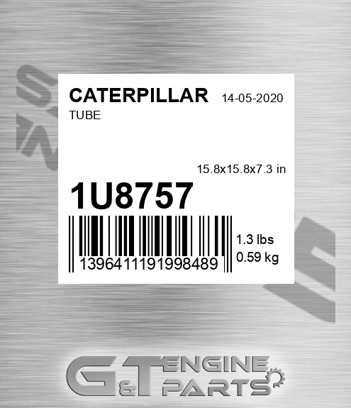 1U8757 Tube for CATERPILLAR