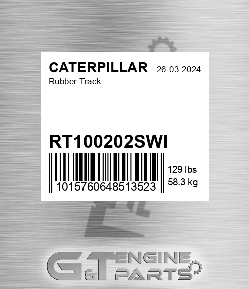 RT100202SWI CATERPILLAR Rubber Track