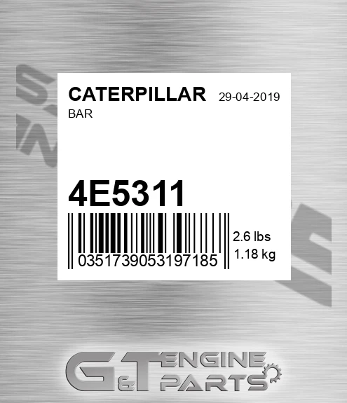 4E5311 CATERPILLAR Bar