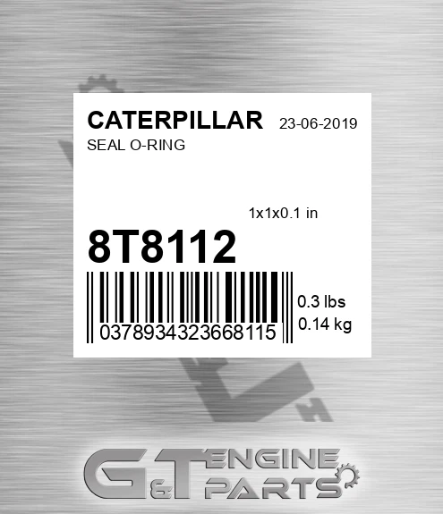 8T-8112 Seal O-ring for CATERPILLAR
