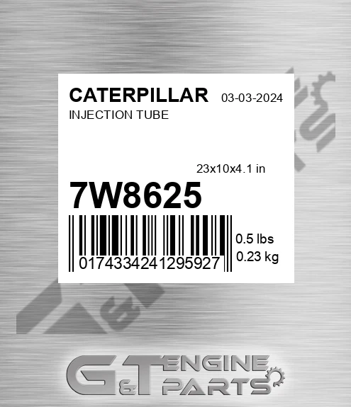 7W-8625 Injection Tube for CATERPILLAR