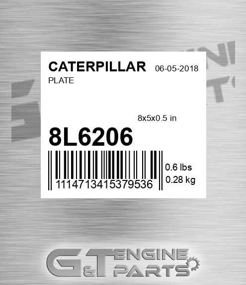 8L6206 Plate
