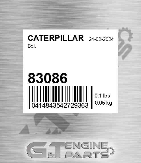 83086 Bolt