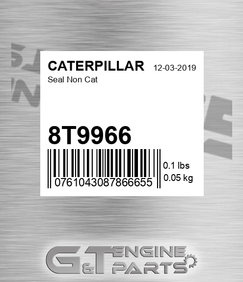 8T9966 CATERPILLAR Seal Non Cat