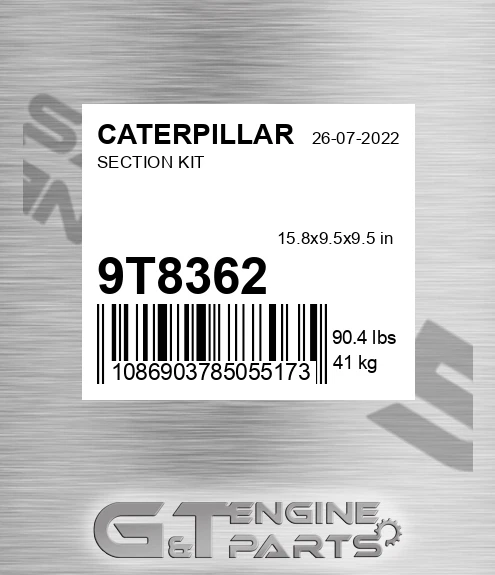 9T8362 Section Kit