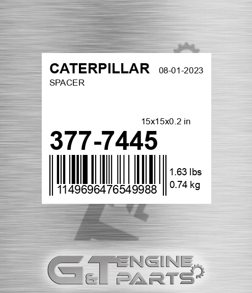 377-7445 Spacer