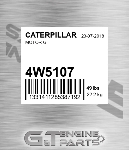 4W5107 Motor G for CATERPILLAR