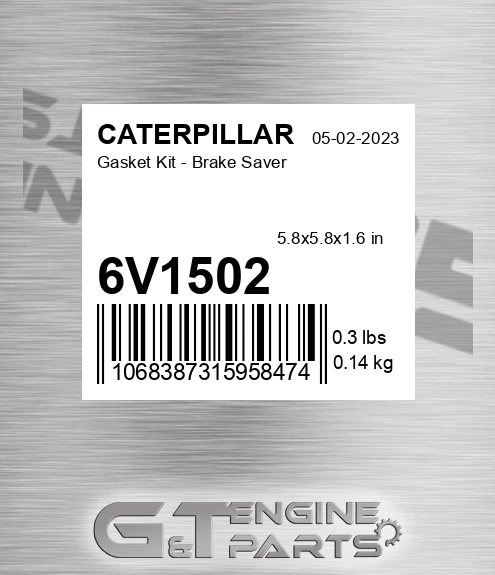 6V1502 CATERPILLAR Gasket Kit - Brake Saver
