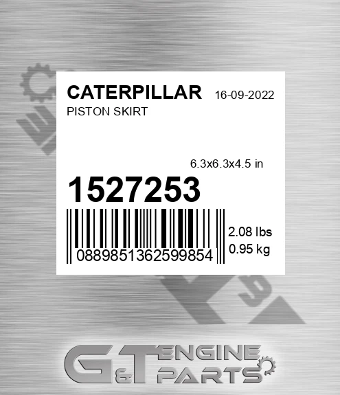 152-7253 Piston Skirt for CATERPILLAR
