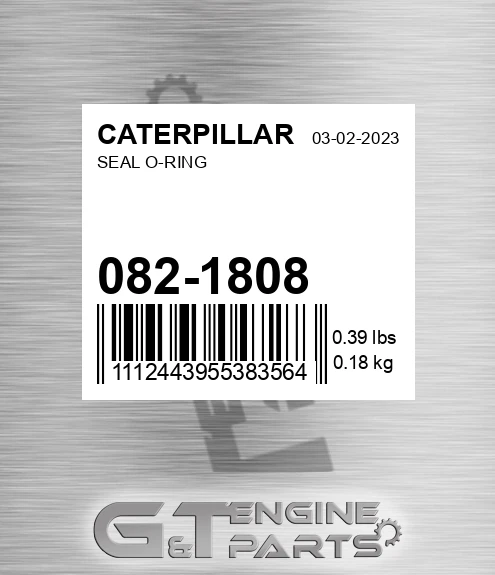 082-1808 Seal O-ring