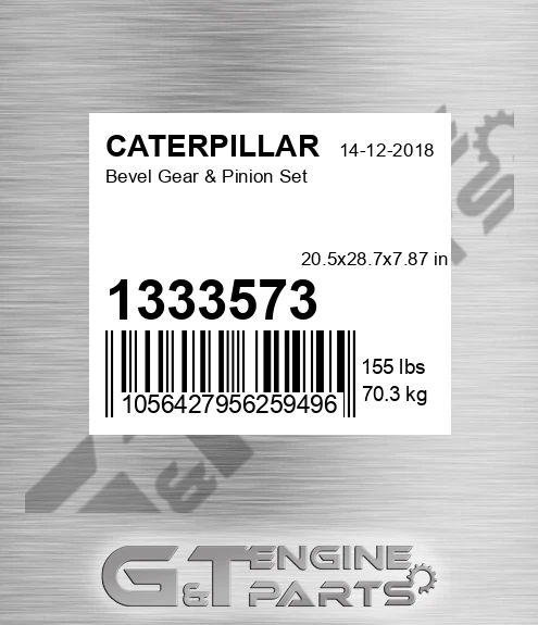 1333573 Bevel Gear & Pinion Set for CATERPILLAR