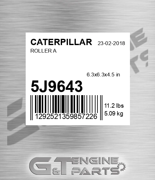 5J9643 Roller A for CATERPILLAR