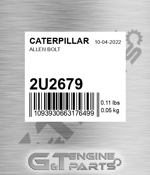 2U-2679 Allen Bolt for CATERPILLAR