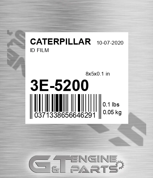 3E-5200 Id Film for CATERPILLAR