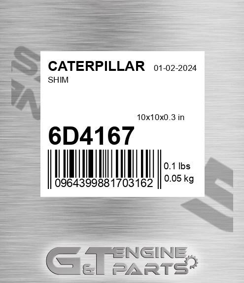 6D-4167 Shim