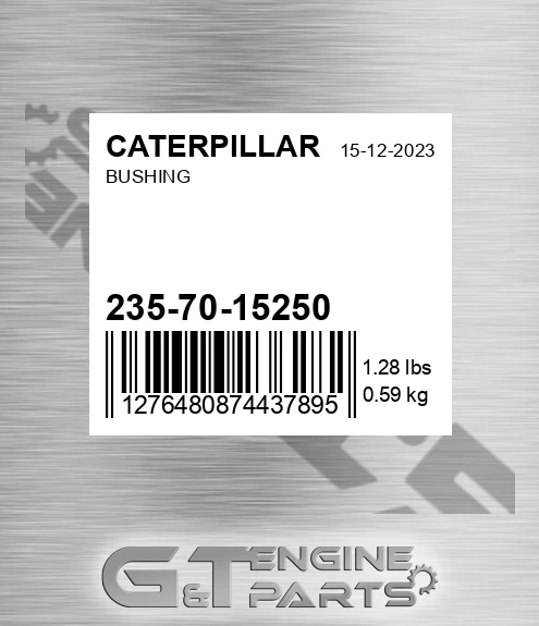 235-70-15250 Bushing for CATERPILLAR