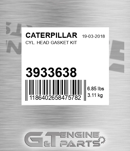 393-3638 Cyl. Head Gasket Kit for CATERPILLAR