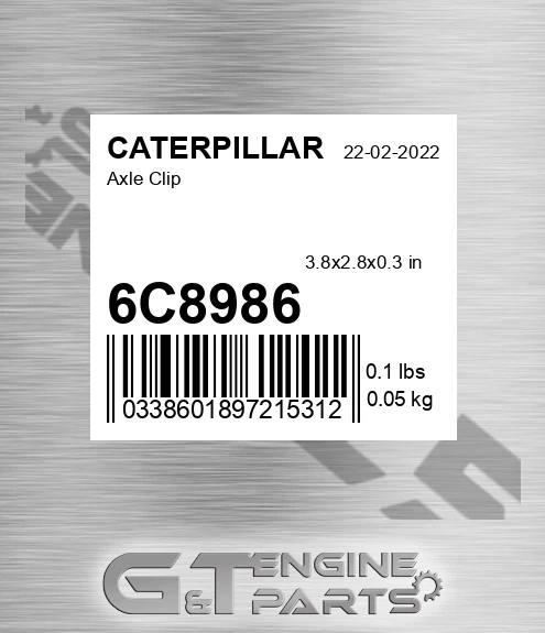 6C8986 Axle Clip for CATERPILLAR
