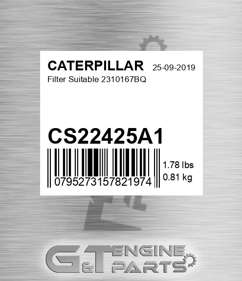 CS22425A1 Filter Suitable 2310167bq