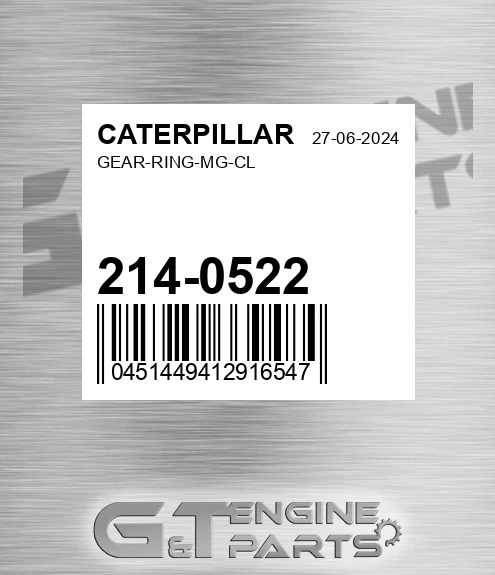 214-0522 Gear-ring-mg-cl