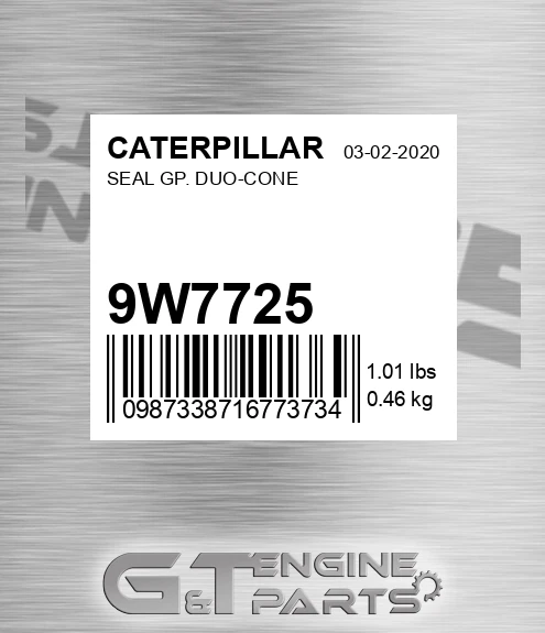 9W-7725 Seal Gp. Duo-cone for CATERPILLAR