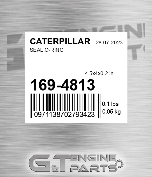 169-4813 Seal O-ring for CATERPILLAR