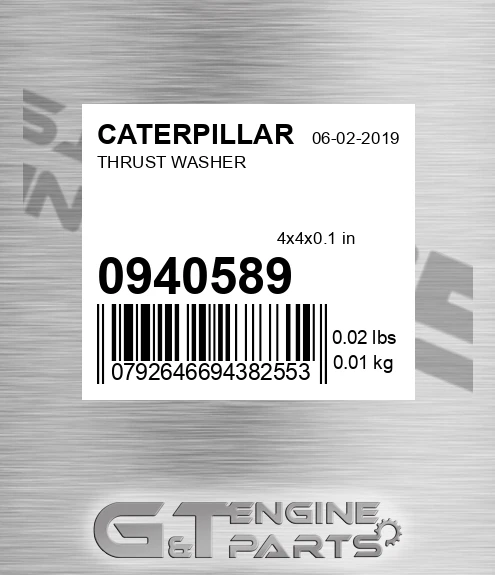 094-0589 Thrust Washer for CATERPILLAR