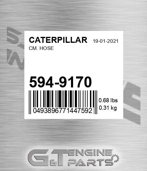 594-9170 Cm. Hose for CATERPILLAR