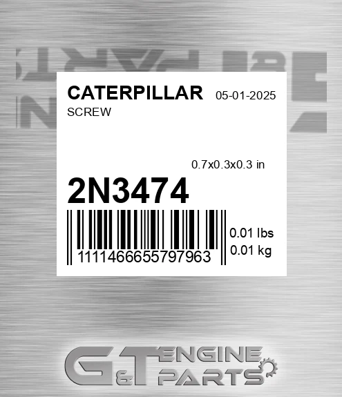 2N3474 Screw