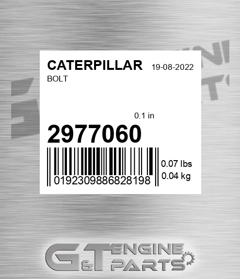297-7060 Bolt
