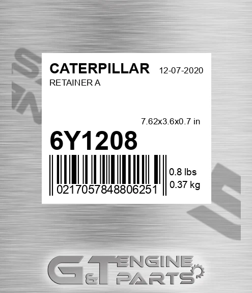 6Y1208 Retainer A