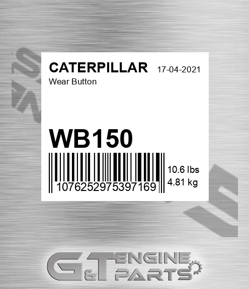 WB150 Wear Button for CATERPILLAR