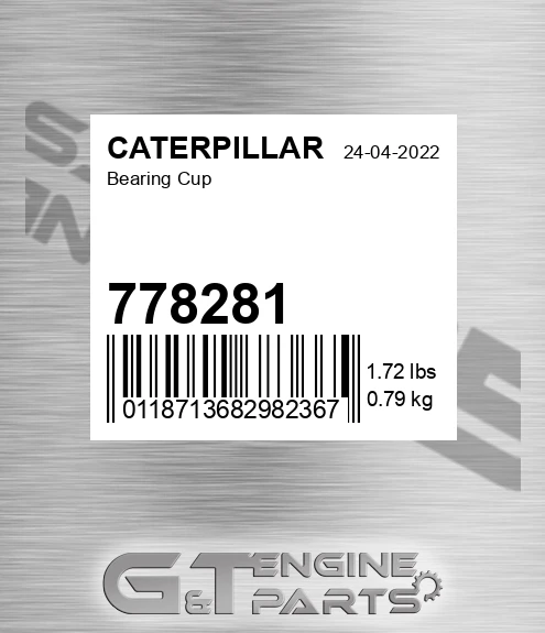 778281 Bearing Cup