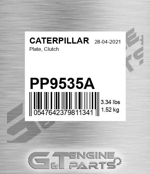 PP9535A CATERPILLAR Plate, Clutch