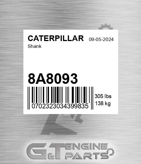 8A8093 Shank